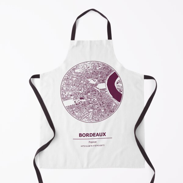 Item preview, Bordeaux city map coordinates designed and sold by chrlalexandru.