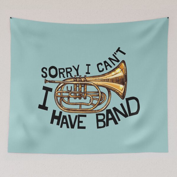Item preview, Sorry I Can't I Have Band - Marching Baritone Horn designed and sold by bloody-L.