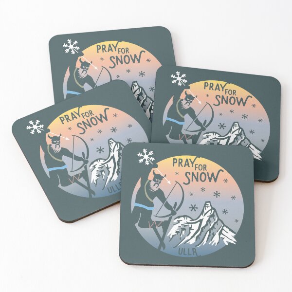 Item preview, Ullr Pray for snow - Color background designed and sold by posay.