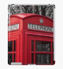 London Red Telephone Booth iPad Case/Skin