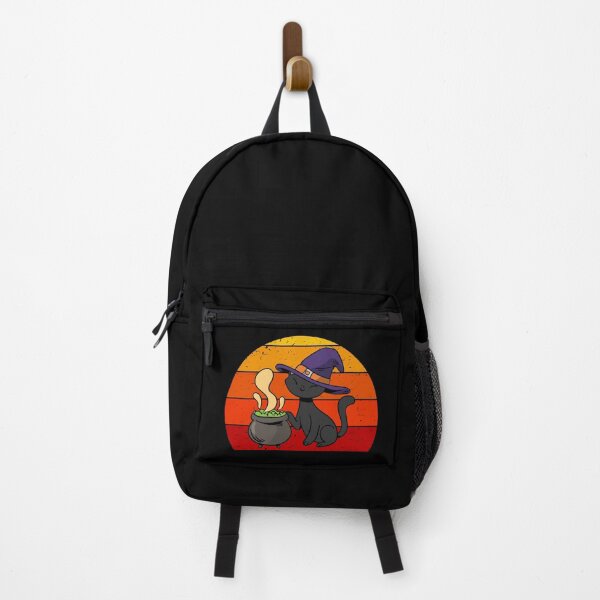 Item preview, Vintage Retro Sunset Halloween Black Cat III designed and sold by Lemon Pepper.