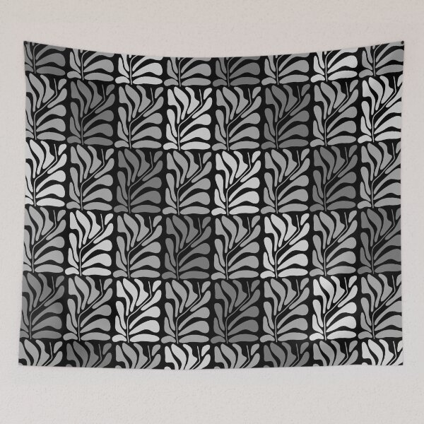 Item preview, Abstract plant pattern retro style 1970s inspired designed and sold by Designbyfia.