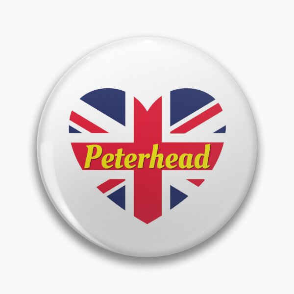 Item preview, Peterhead Scotland UK British Flag Heart (White) designed and sold by DPattonPD.