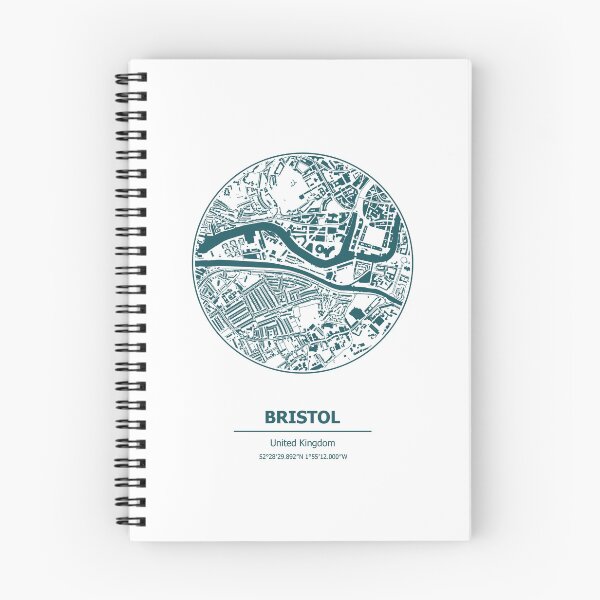 Item preview, Bristol city map coordinates designed and sold by chrlalexandru.