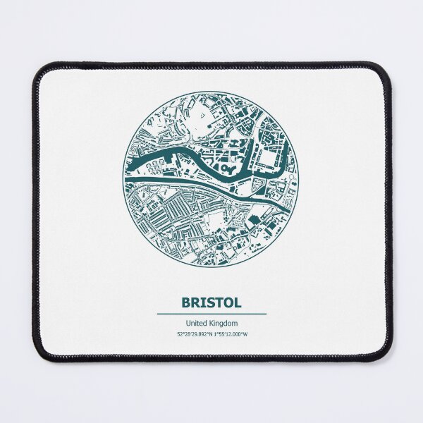 Item preview, Bristol city map coordinates designed and sold by chrlalexandru.