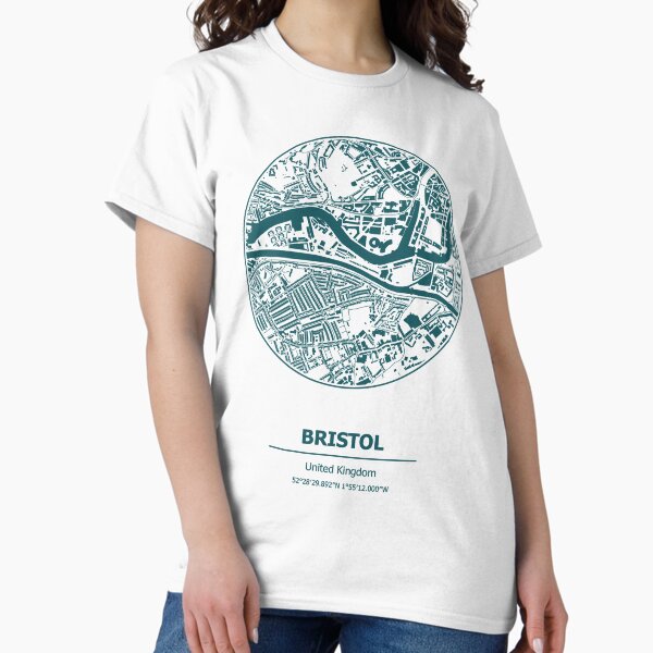 Item preview, Bristol city map coordinates designed and sold by chrlalexandru.