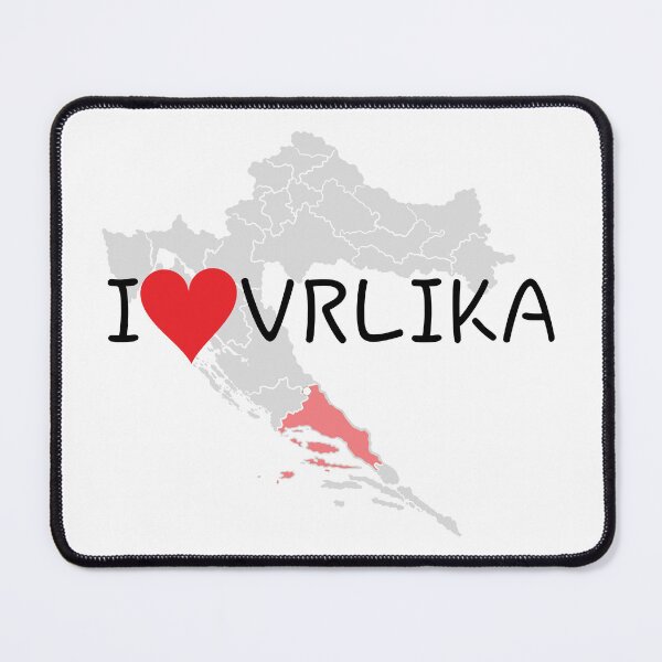 Item preview, "I Love Vrlika" designed and sold by MC Art Studio.