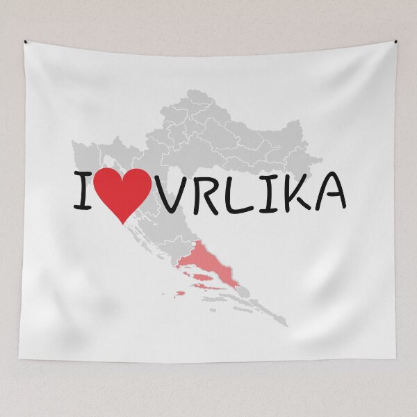Item preview, "I Love Vrlika" designed and sold by MC Art Studio.