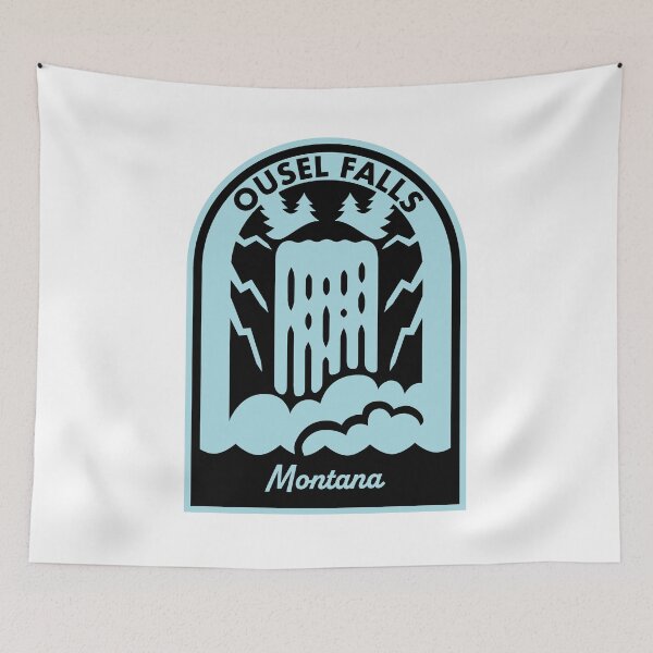 Item preview, Ousel Falls Montana designed and sold by HalpinDesign.