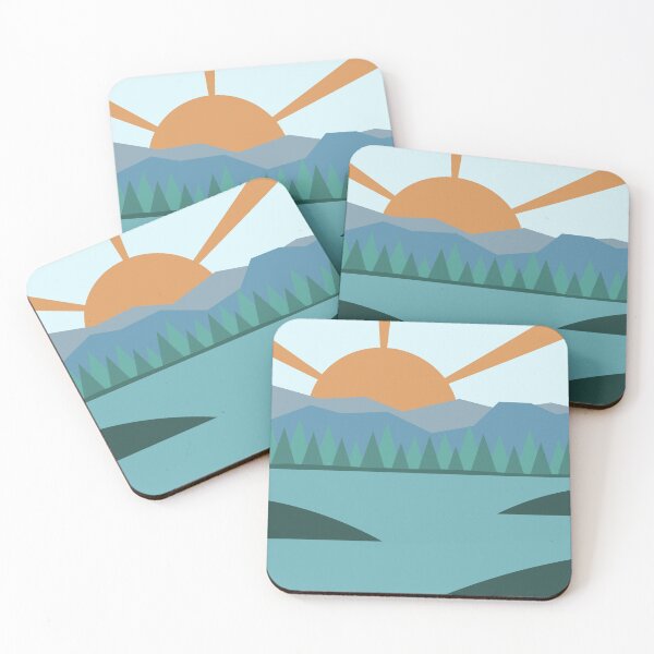 Item preview, Sunny Valley Lake designed and sold by TheeForestFox Shop.
