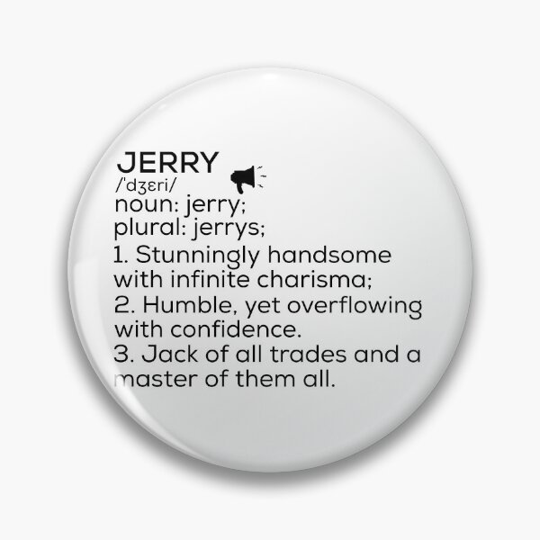 Artikelvorschau, Jerry Namensdefinition entworfen und verkauft von Teelogic.