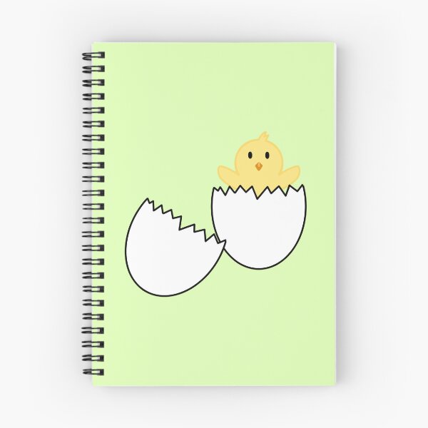Item preview, Easter chick hatching on pastel green background designed and sold by KRJ Design.