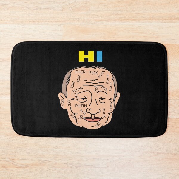 Item preview, Hi Fuck Putin Ukraine Flag Fist Shirt - Ukraine Strong designed and sold by mustafamr.