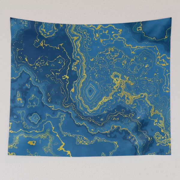 Item preview, Blue marble art #pattern #marble designed and sold by JBJart.