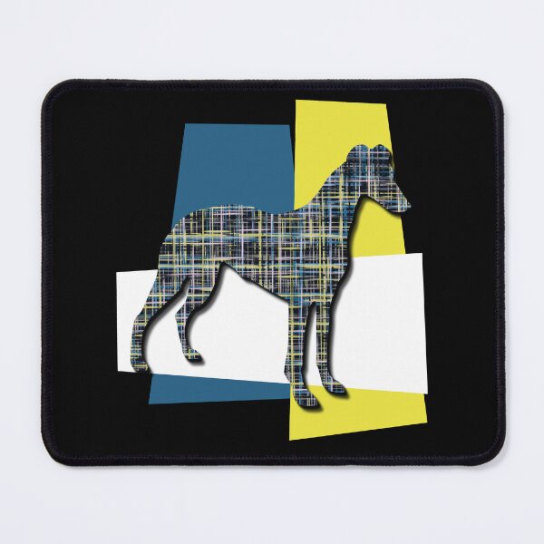 Item preview, Whippet Dog Silhouette Over Tricolour Rectangles designed and sold by AMSonArt.