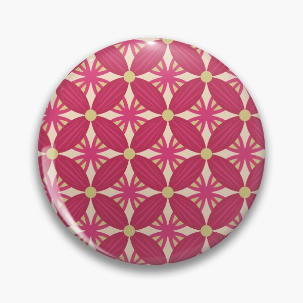 Item preview, Red Floral Pattern - Modern Floral Decorative designed and sold by Hic21.