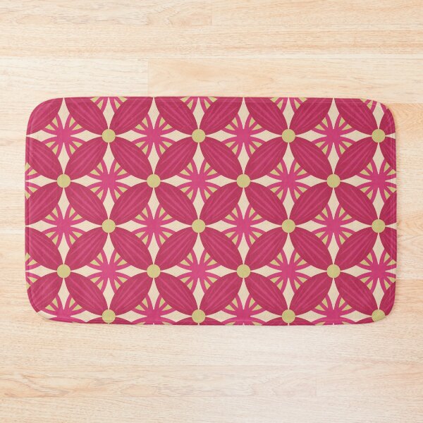 Item preview, Red Floral Pattern - Modern Floral Decorative designed and sold by Hic21.