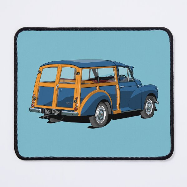 Item preview, Morris Minor 1000 traveller in dark blue designed and sold by candc-retro.