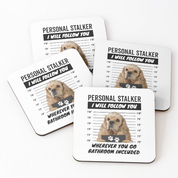 Item preview, Personal Stalker Dog – American Cocker Spaniel designed and sold by More Cute Dogs.