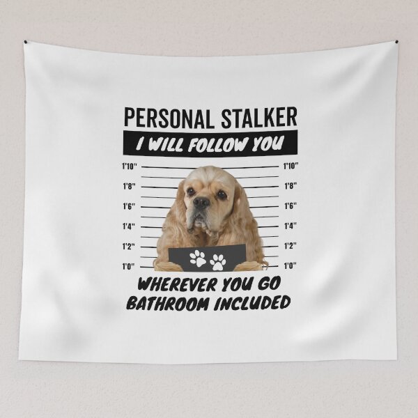 Item preview, Personal Stalker Dog – American Cocker Spaniel designed and sold by More Cute Dogs.