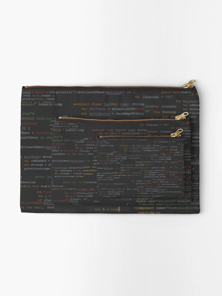 Thumbnail 2 of 4, Zipper Pouch, Code3 designed and sold by findingNull.