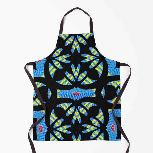 Item preview, GEOMETRIC ABSTRACT MASK PATTERN WITH ARUBAN FLAG COLORS - ARRUBA ONE HAPPY ISLAND 7. designed and sold by Ralek.