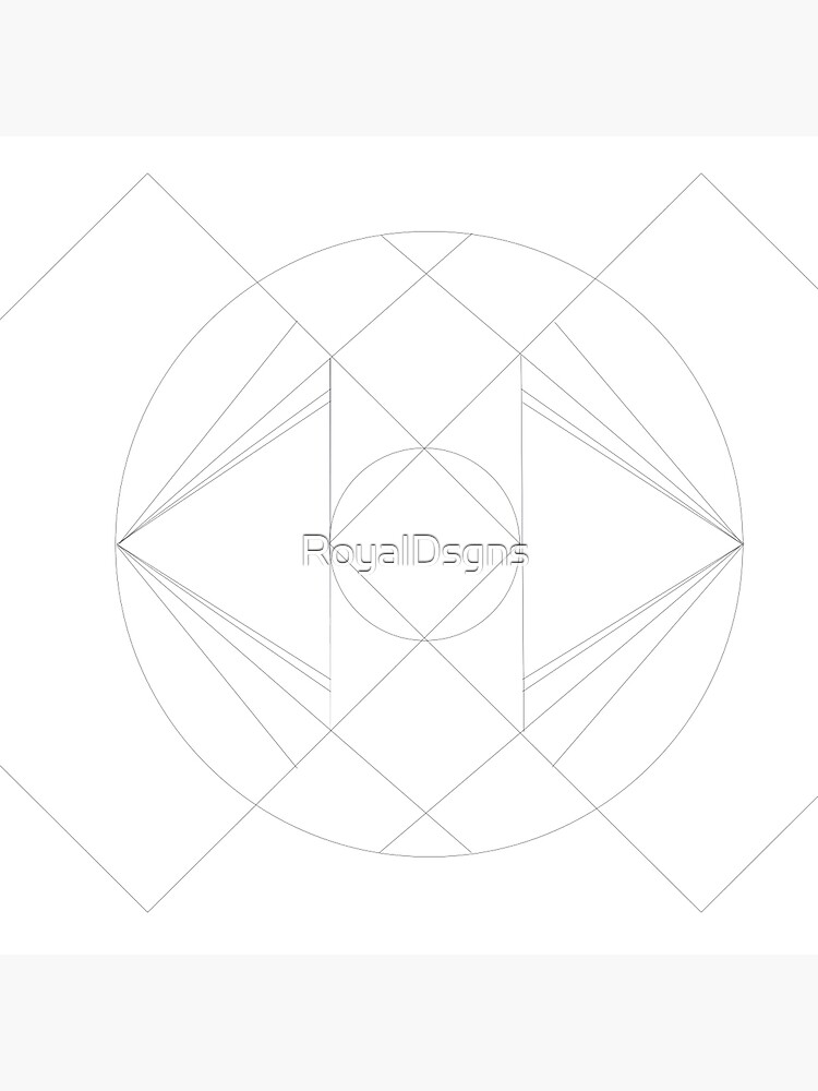 "Heilige Geometrie" Dekokissen von RoyalDsgns | Redbubble