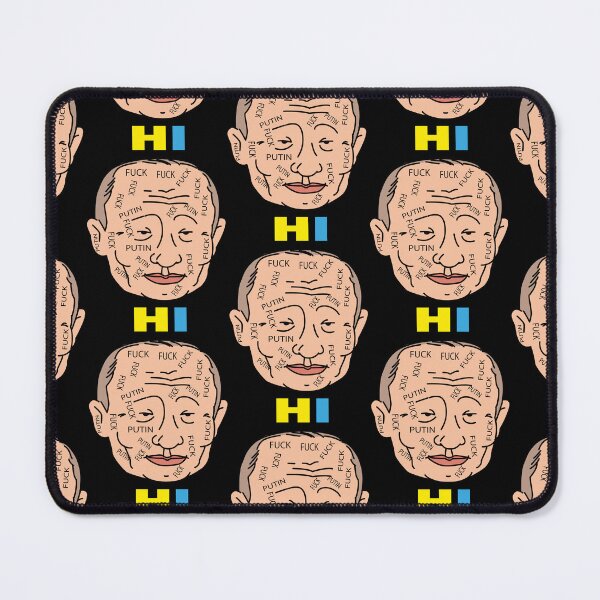 Item preview, Hi Fuck Putin Ukraine Flag Fist Shirt - Ukraine Strong designed and sold by mustafamr.