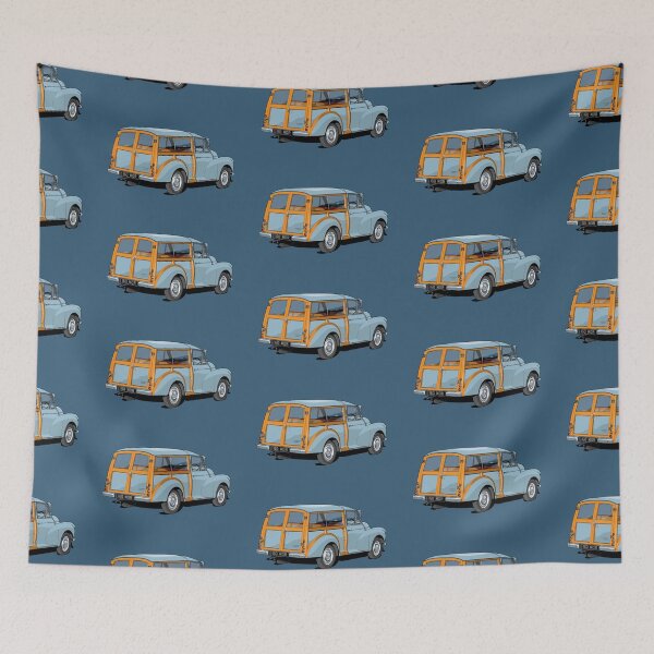Item preview, Morris Minor 1000 traveller in light blue designed and sold by candc-retro.