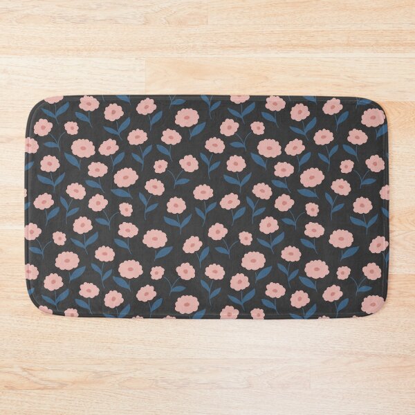 Item preview, Dark Pink fllowers Pattern designed and sold by The Pattern Loop.