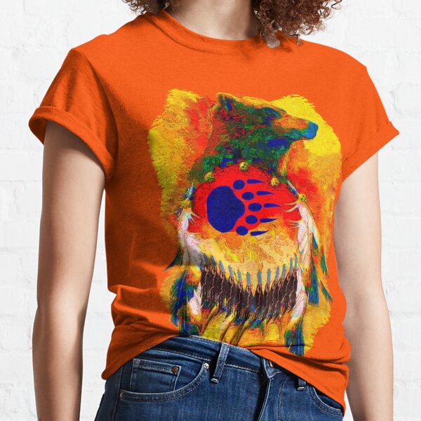 Bear Warrior Native American T-shirt Classic T-Shirt
