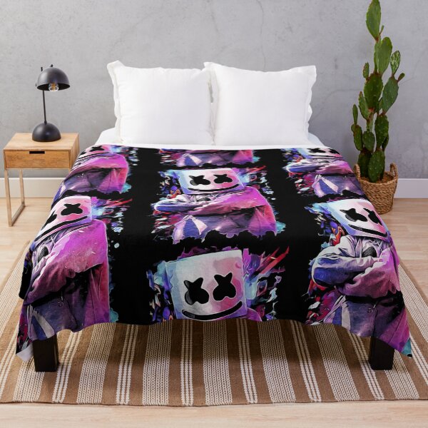 Marshmello Throw Blankets for Sale Redbubble