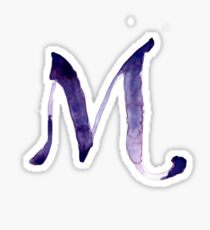 Alphabet M Sticker