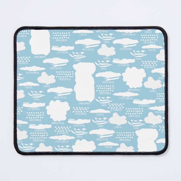 Item preview, Cute Clouds Pattern on Blue Background designed and sold by kapotka.