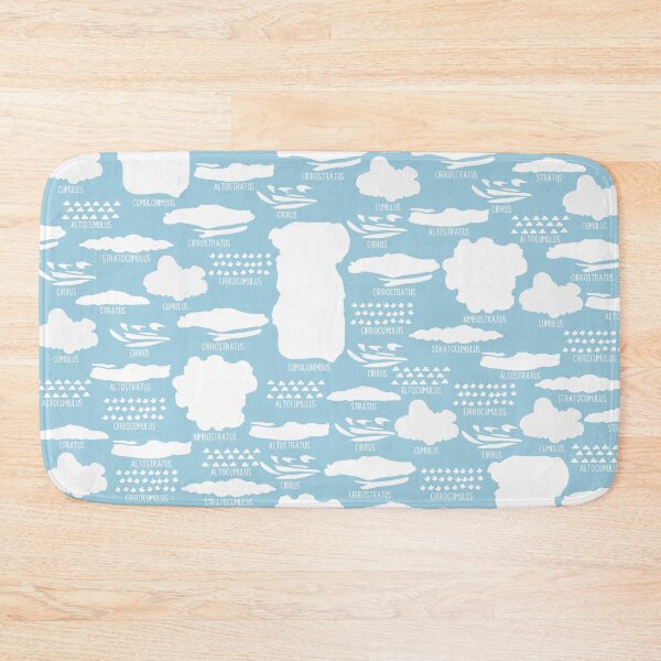 Item preview, Cute Clouds Pattern on Blue Background designed and sold by kapotka.