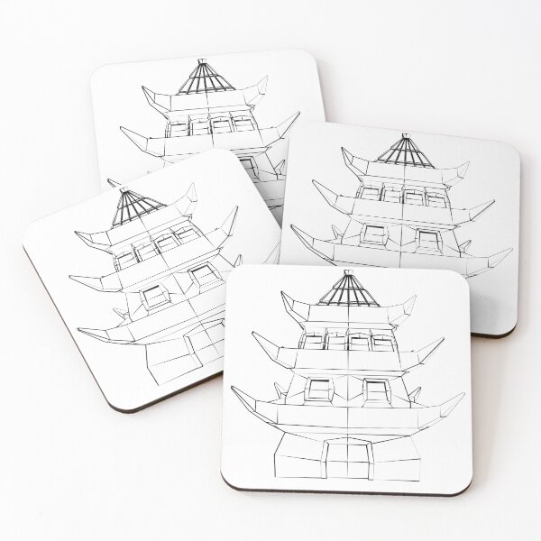 Item preview, Stylized Oriental Castle designed and sold by Razor3D.