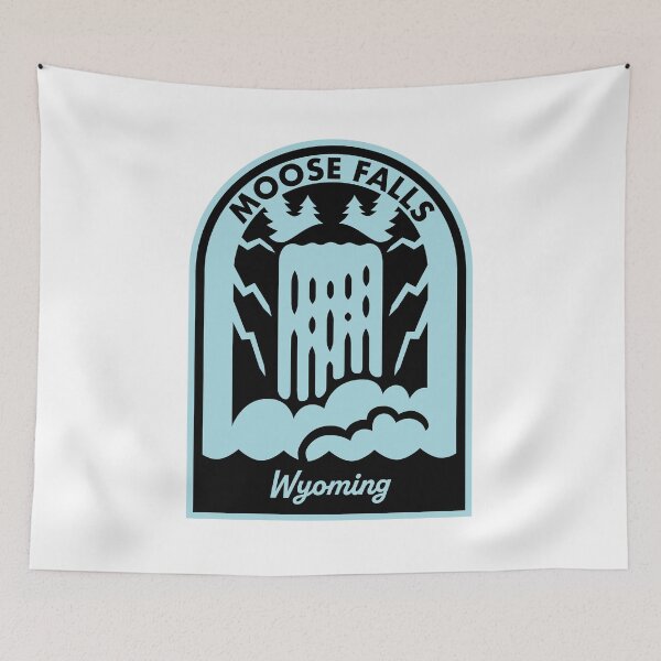 Item preview, Moose Falls Wyoming designed and sold by HalpinDesign.