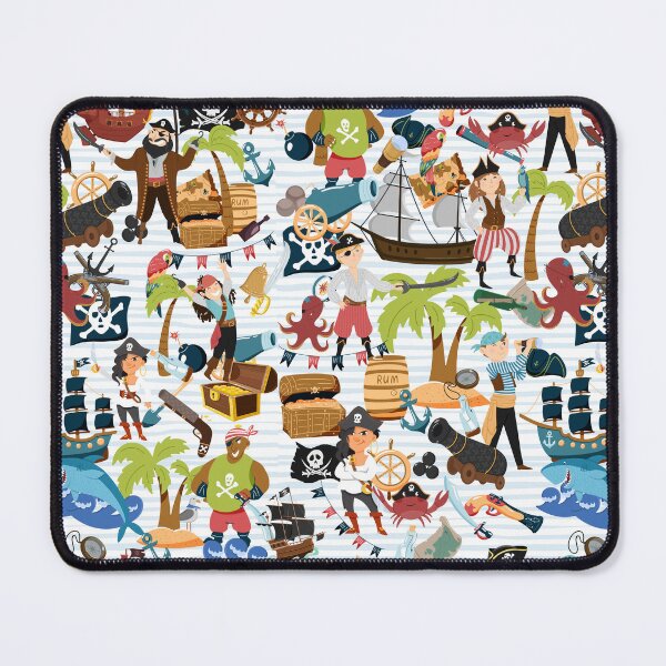 Item preview, Kids Pirate Cartoon Style Design designed and sold by Salukeart.