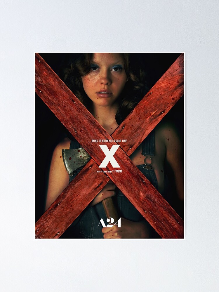 "X Movie 2022" Poster for Sale by vaughnmo Redbubble