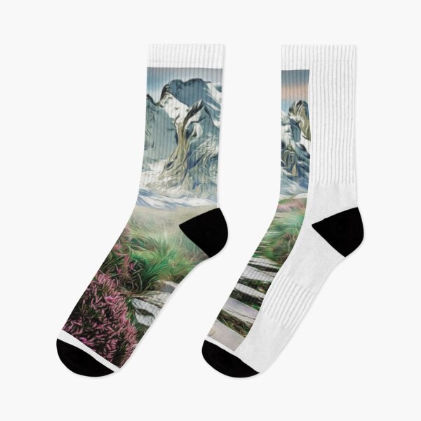 Item preview, nature, mountain, flowers, landscape designed and sold by placeit.