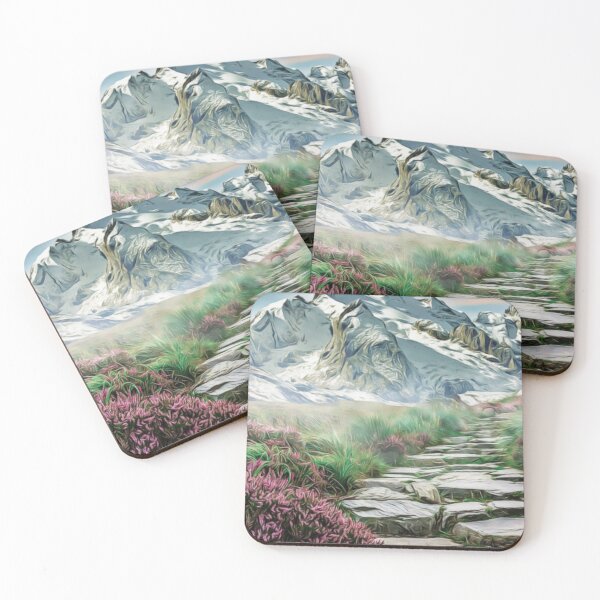 Item preview, nature, mountain, flowers, landscape designed and sold by placeit.