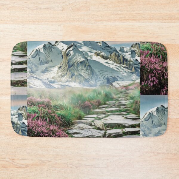 Item preview, nature, mountain, flowers, landscape designed and sold by placeit.