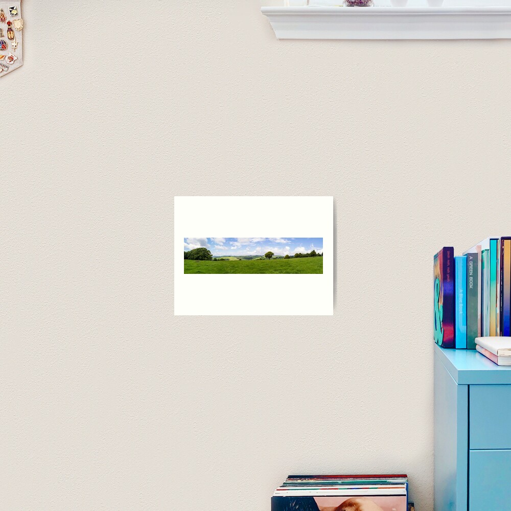 Green Fields Art Print