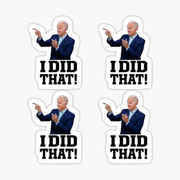 Artikel-Vorschau von ich habe dieses Joe Biden-Paket gemacht Sticker, designt und verkauft von MaduraAma.