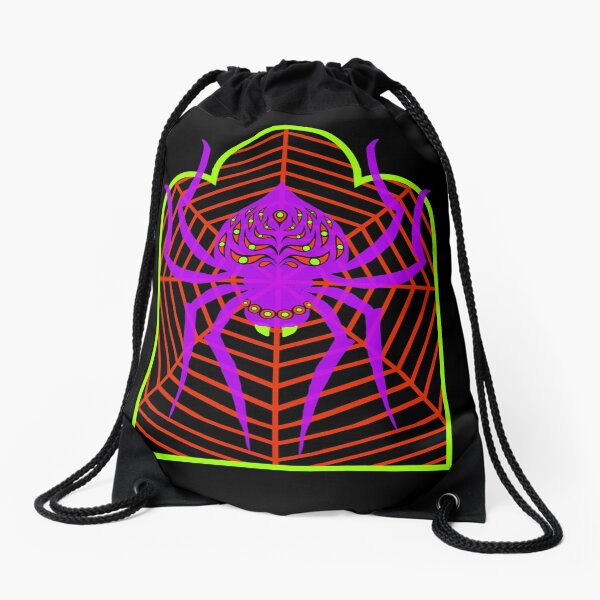 spider Drawstring Bag