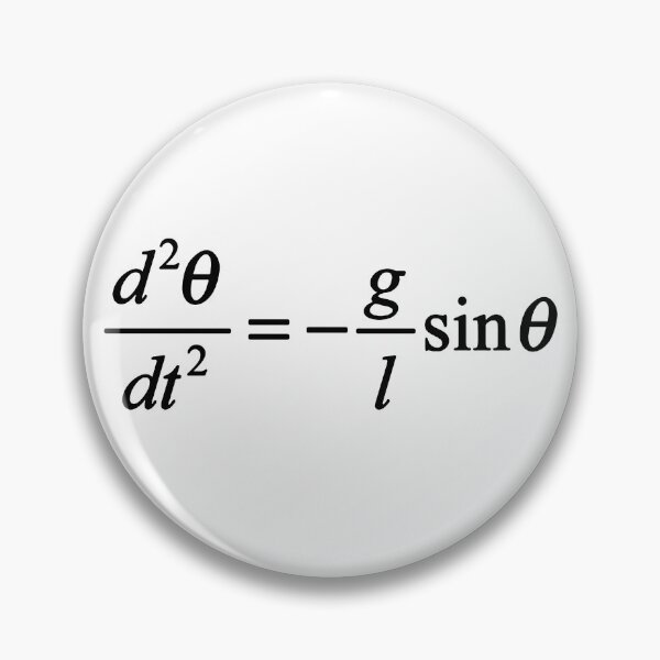 Item preview, simple pendelum differential equation physics basics designed and sold by NoetherSym.