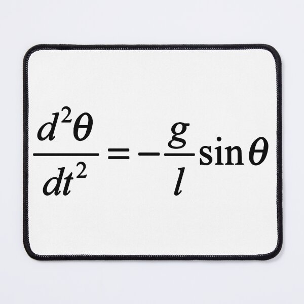 Item preview, simple pendelum differential equation physics basics designed and sold by NoetherSym.