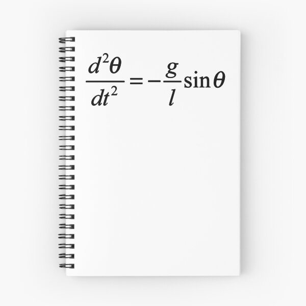 Item preview, simple pendelum differential equation physics basics designed and sold by NoetherSym.