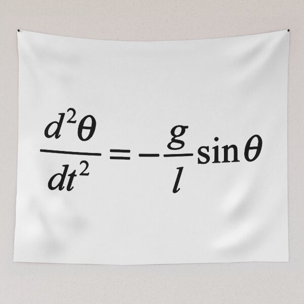 Item preview, simple pendelum differential equation physics basics designed and sold by NoetherSym.