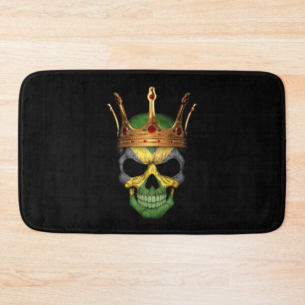 Item preview, Jamaican Flag Skull with Crown designed and sold by JeffBartels.